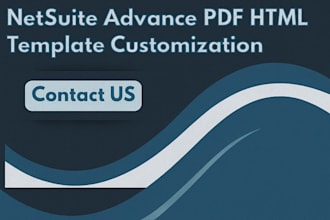 create and customize netsuite advanced PDF templates