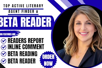 beta read and critique your sci fi, romance, fantasy book and literary agent