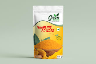 design modern and premium pouch packaging for your product