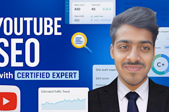 your certified youtube channel manager and video SEO expert