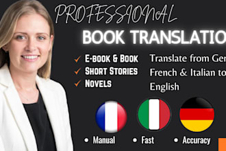 professionally translate spanish book to english and english to spanish