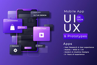 design modern UI UX screens in figma for web and mobile