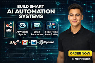build smart n8n ai agents, email automation and ai chatbots