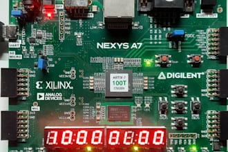 do verilog, vhdl coding for fpga, logic circuits in xilinx vivado