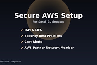 create a secure AWS environment with iam and best practices