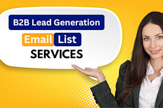 do b2b lead generation with verified business email list