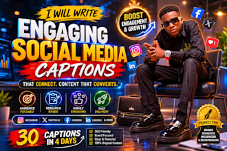 write engaging social media captions that boost engagement