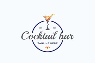 design awesome cocktail bar logo