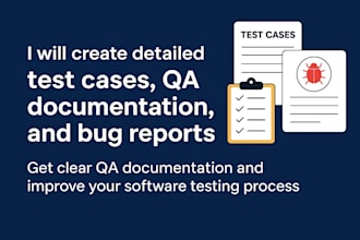 create detailed test cases, QA documentation, and bug reports