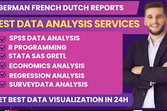 provide statistical data analysis in IBM spss and excel report writing