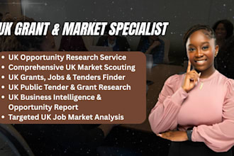 research UK job, grant, tender, and business opportunities for you
