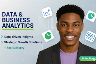 be your data and business analyst for your business