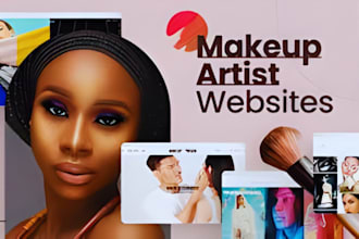 create beauty salon website, spa website or makeup artist wordpress website