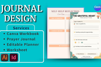 design fillable PDF, notebook booklet, minimalistic journal, workbook, worksheet
