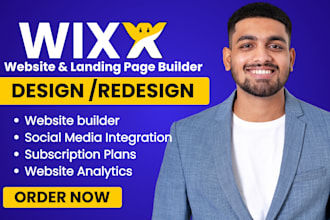 redesign wix site, develop wix studio website, build wix ecommerce website