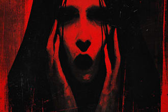 draw a detailed horror and dark art