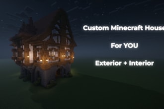 build custom minecraft house and structure