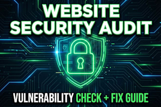 perform a comprehensive website security assessment and audit