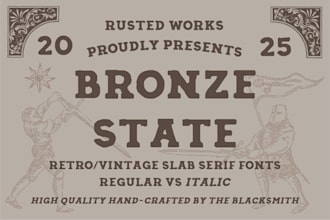 make hand drawn display vintage typefaces
