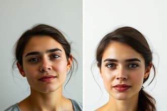 create realistic ai headshots and product images