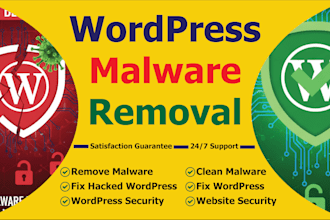 do wordpress security, malware removal, fix hacked wordpress