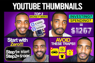 high CTR youtube thumbnail design for more clicks