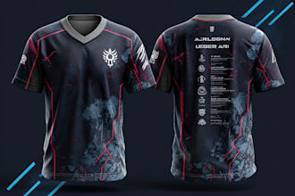 do custom jersey design or sublimation design