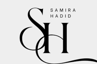 design modern minimalist logo for startup brands