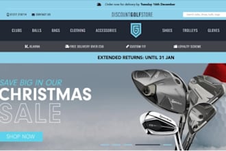 design wix golf webssite golf website golf academy sports golf coaching website