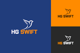 design a modern logistics, transport, and delivery logo
