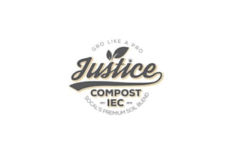 design hemp cannabis potting soil game logo