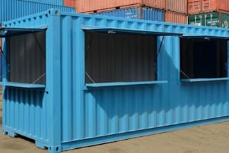 design shipping container houses, tiny houses, shops, restaurants, kiosk, cafe