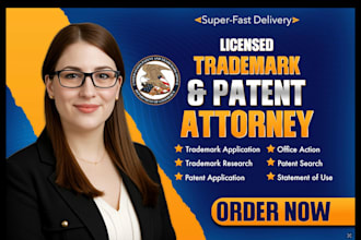 file trademark and patent applications in USA and UK