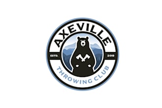 make good looking logo for an hatchet axe throwing business