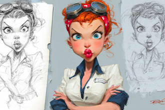 draw a caricature, cartoon caricatures