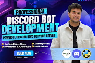 build a secure custom discord bot in python or nodejs