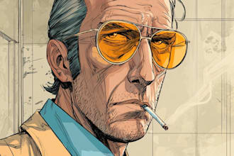do comics book pages, storyboards, illustrations