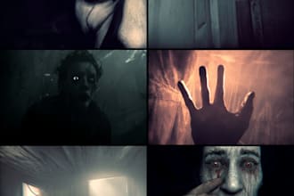design eye catching horror game thumbnails for youtube
