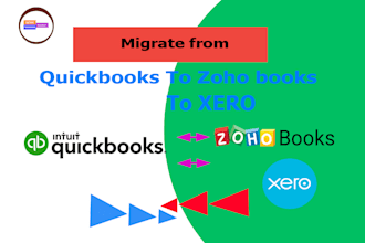 migrate from quickbooks  to zoho books or xero
