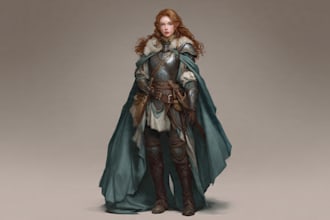 draw fantasy female, dnd illustration