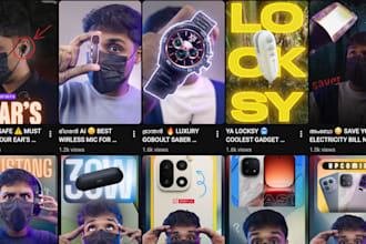 review your tech gadgets on my youtube channel as shorts