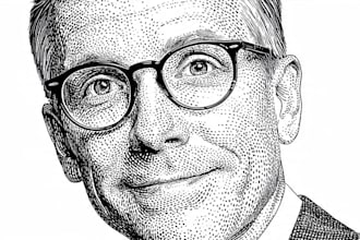 draw your portrait classic business headshot wsj style