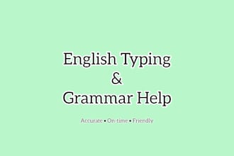proofread and edit english text for grammar clarity
