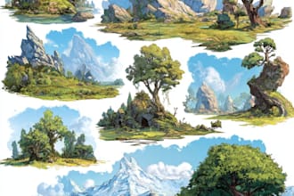 environment concept art landscape design