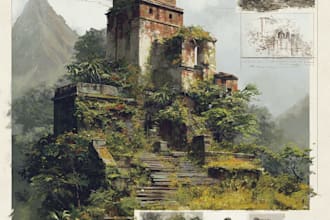 paint an environmental concept art