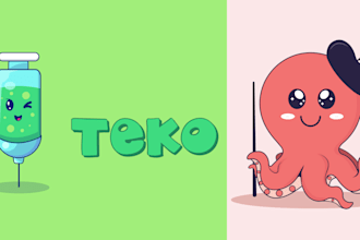 create a cute chibi kawaii logodesign for vtuber