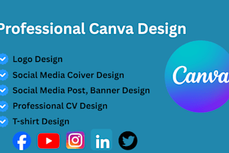do a design canva social media logo, post, and template