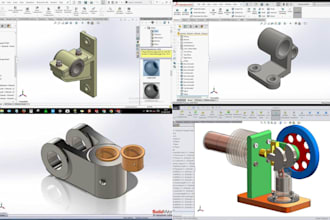 mechanical 3d cad modeling solidworks parametric assemblies fea ansys simulation