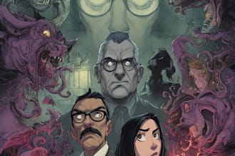 draw a cover art or comic cover art