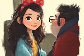 magical disney style portraits turn yourself into a disney
